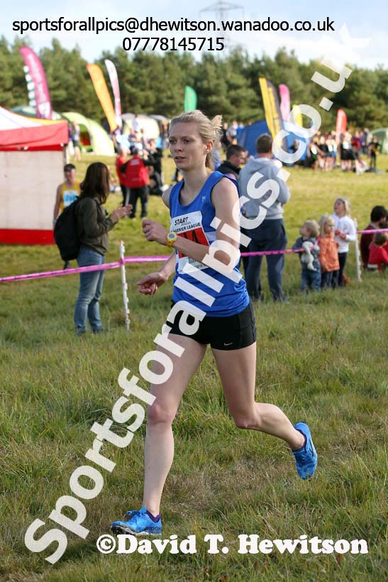 Senior womens start, North East Harrier League, Cramlington. Photo: David T. Hewitson/Sports for All Pics
